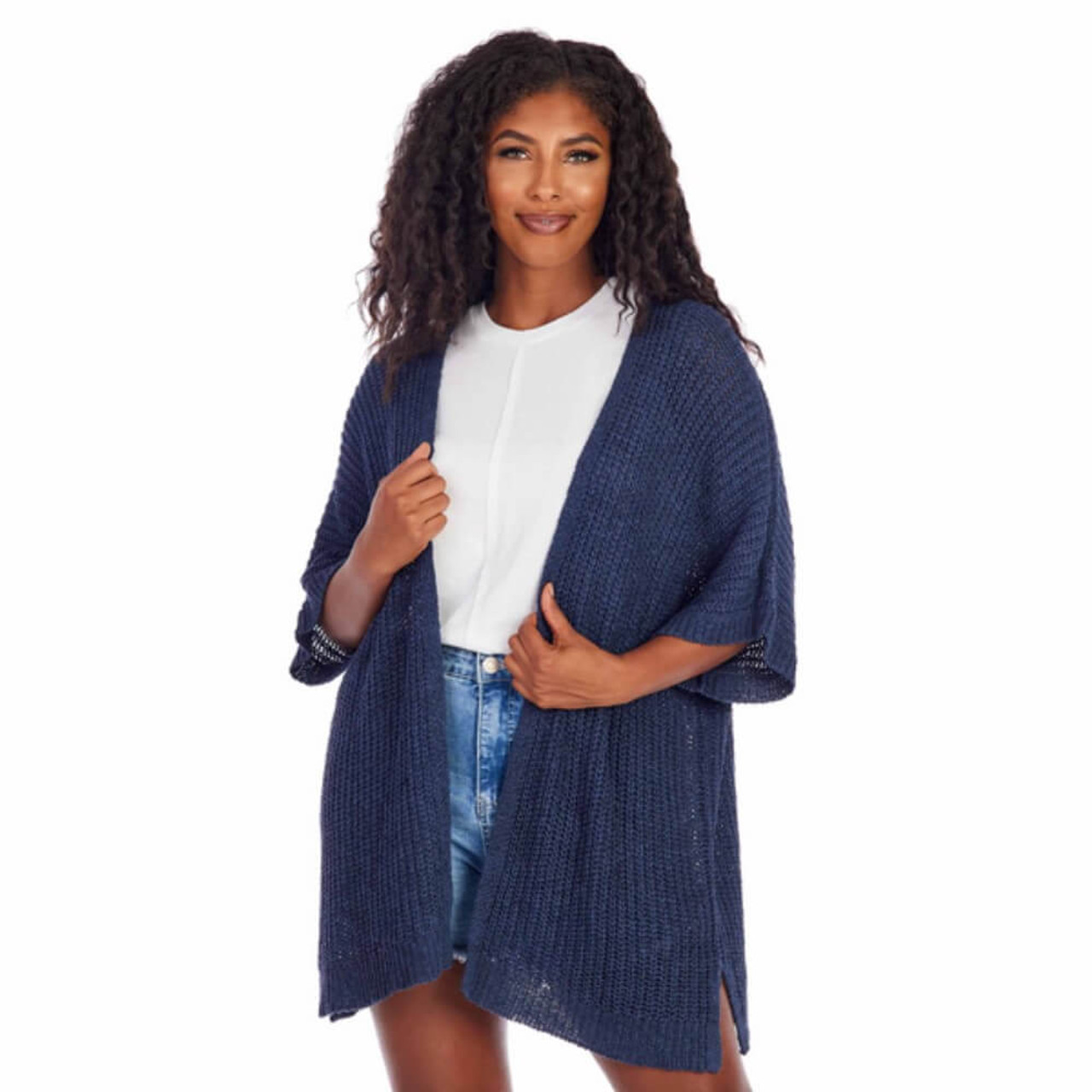 Mud Pie Brynn Cardigan Blue