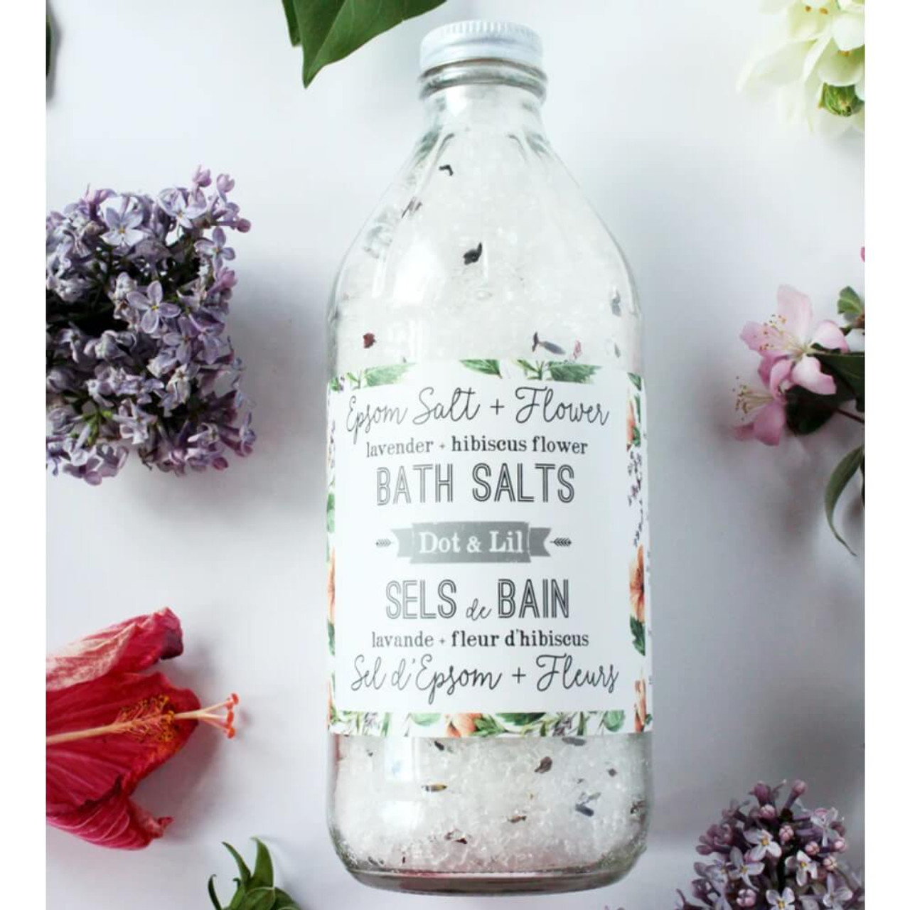 Dot & Lil Bath Salt Lavender & Hibiscus
