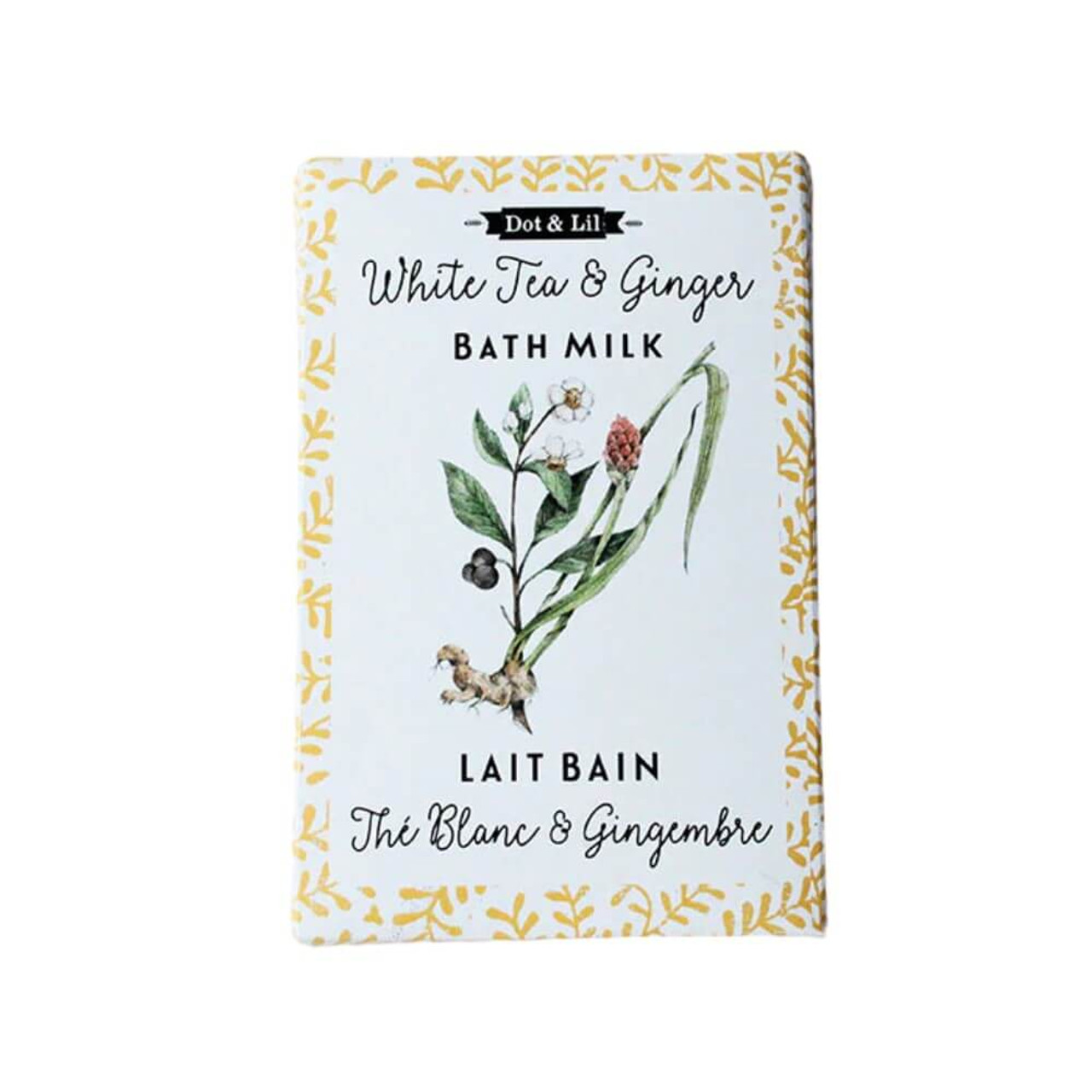 Dot & Lil Flower Bath Milk Sachet White Tea & Ginger