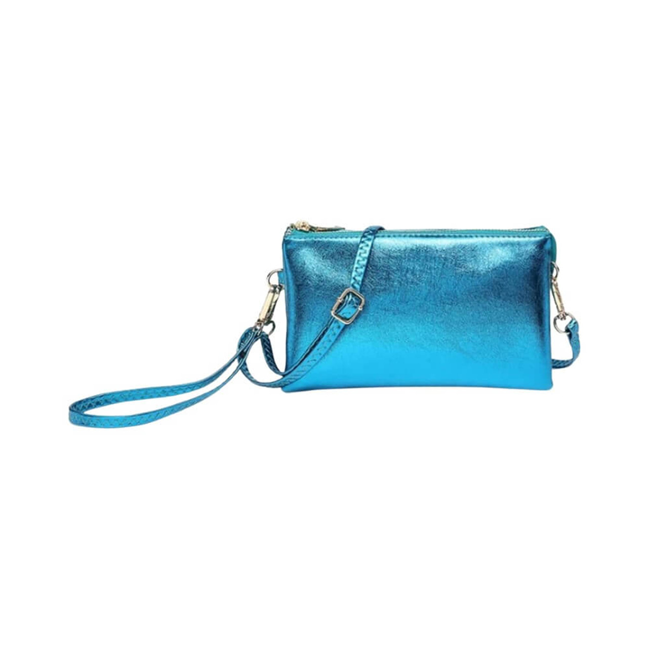 Jen & Co Riley Metallic Aqua Lake