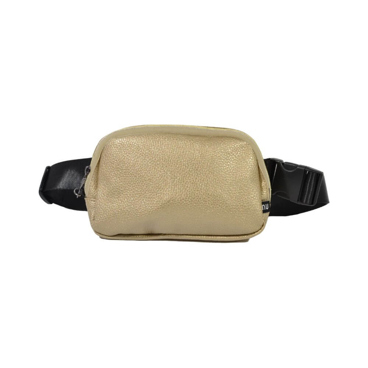 Nupouch Anti-Theft Belt Bag Milan Leather Gold