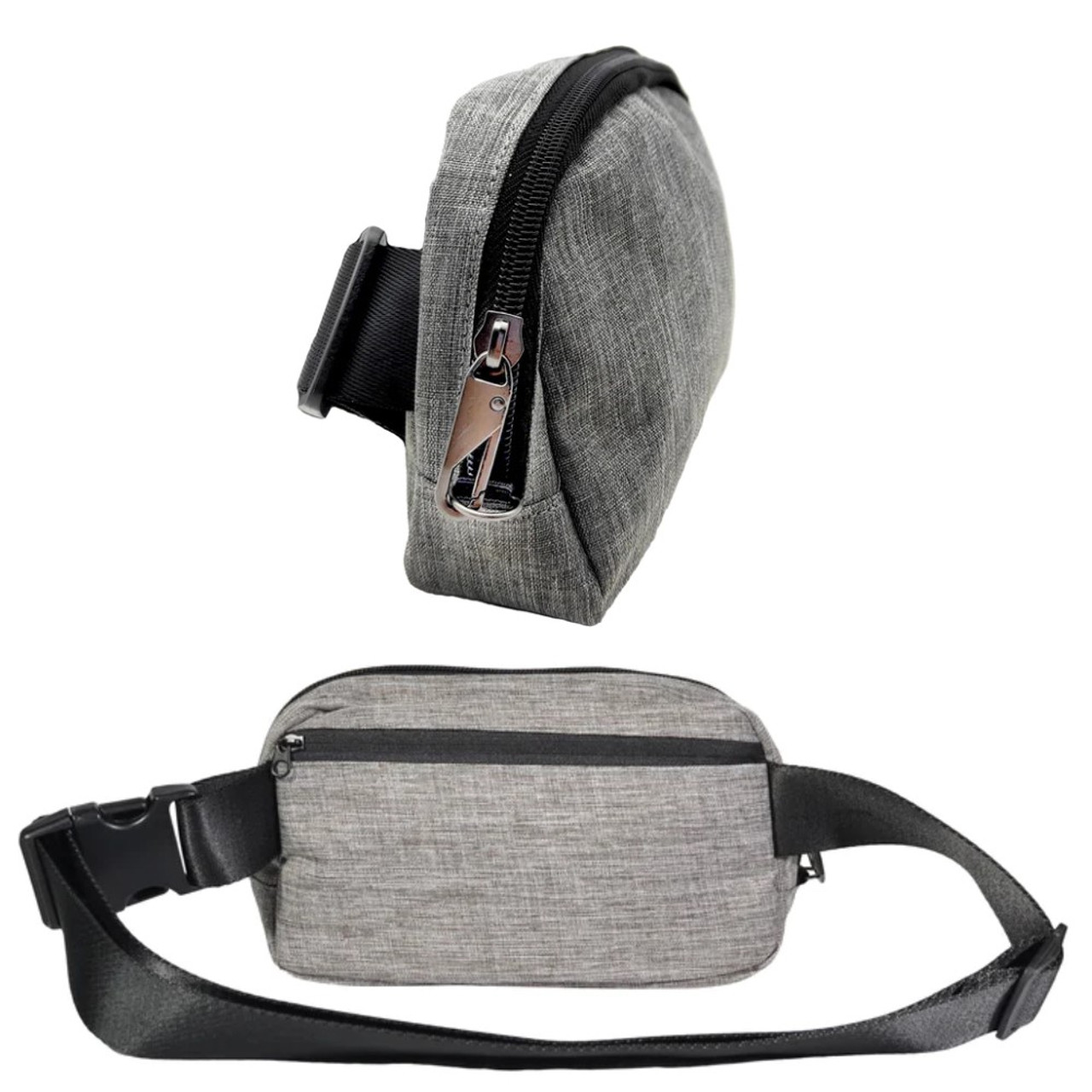 Nupouch Anti-Theft Belt Bag Milan Leather Slate