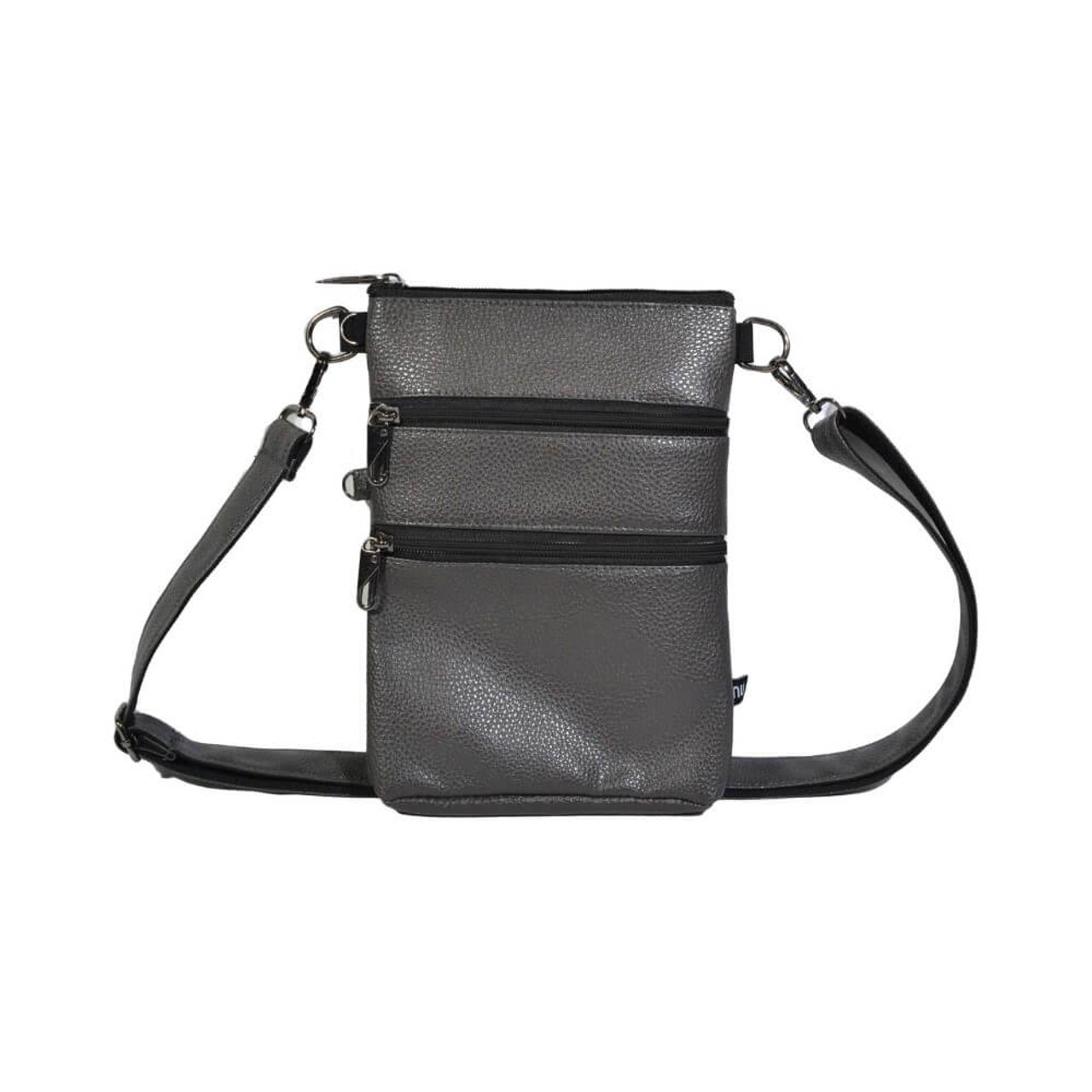 Nupouoch Anti-Theft 3 Zipper Bag Milan Slate