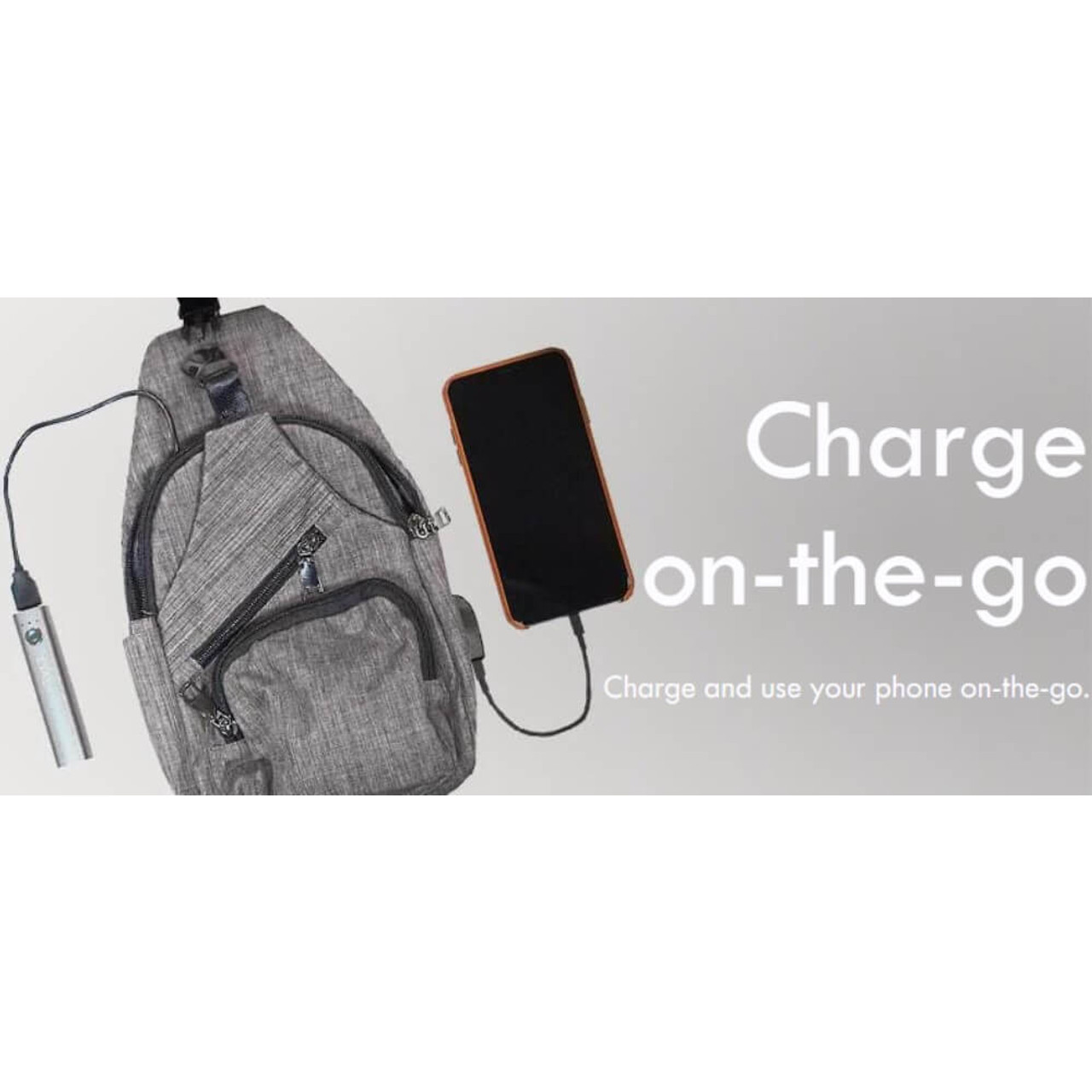 Nupouch Anti-Theft Daypack Silver