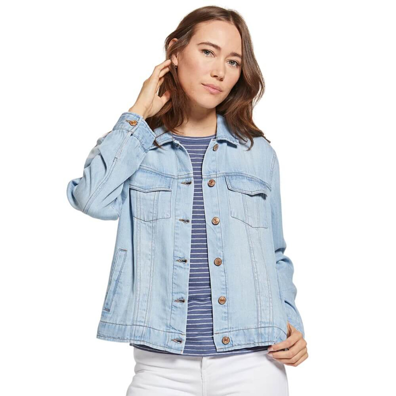 Thread & Supply Jackie Jacket Sun Wash Blue