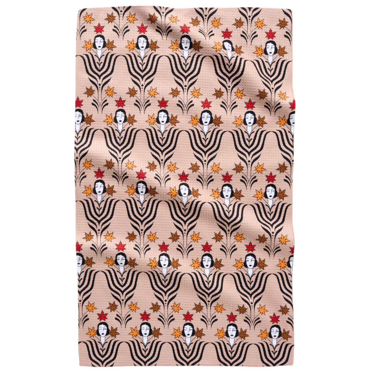 Geometry Kitchen Tea Towel Fall Deco Dame