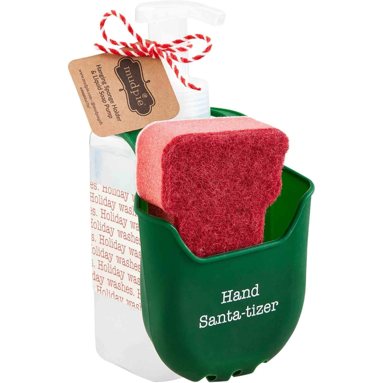 Mud Pie Holiday Soap and Sponge Holder Stocking