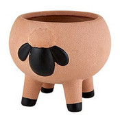 This adorable ceramic planter features a unique animal design. Great for adding stylish touch to your home and office décor. 3 1/2" H x 3 5/8" W