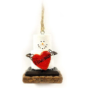 S'mores Ornament with I Love You Cookie