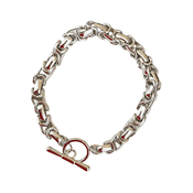 Lou and Co. 414 Chain Link Toggle Bracelet Silver