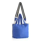 Shiraleah Ezra Quilted Nylon Tote Ultramarine