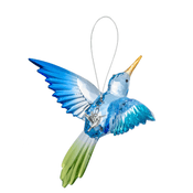 Ganz Radiant Hummingbird Ornament Blue Green