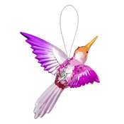 Ganz Radiant Hummingbird Ornament Purple Pink