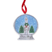TradeCie Glazed Ornament Waterball Christmas Blessings