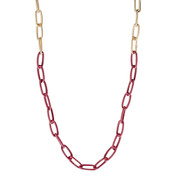 Lou & Co Color Chain Link Necklace