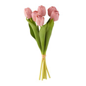 13 Inch Coral Real Touch Tulip Bundle