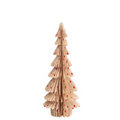 Creative Co-Op Paper Tree 7 Inch Red Dots