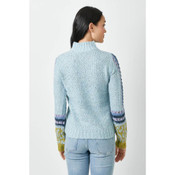 Mystree Peoria Blue Multi Sweater