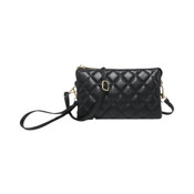 Jen & Co Riley Quilted Black