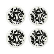 Demdaco Bold Floral Melamine Appetizer Plates