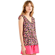 Molly Bracken V Neck Floral Print Tank Top