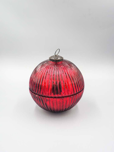 Winter Wood Red 3.5 Inch Ornament Candle Winter Wood Red 3.5 Inch Ornament Candle