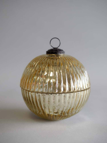 Winter Wood Gold 3.5 Inch Ornament Candle Winter Wood Gold 3.5 Inch Ornament Candle
