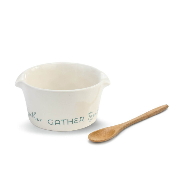 Gather Together Appetizer Bowl with Spoon Gather Together Appetizer Bowl with Spoon