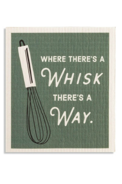 These cotton dish cloths can be used to clean any room or surface. A thoughtful and environmentally friendly gift for anyone on your list. "Where there's a wisk, there's a way" sentiment. These cotton dish cloths can be used to clean any room or surface. A thoughtful and environmentally friendly gift for anyone on your list. "Where there's a wisk, there's a way" sentiment.