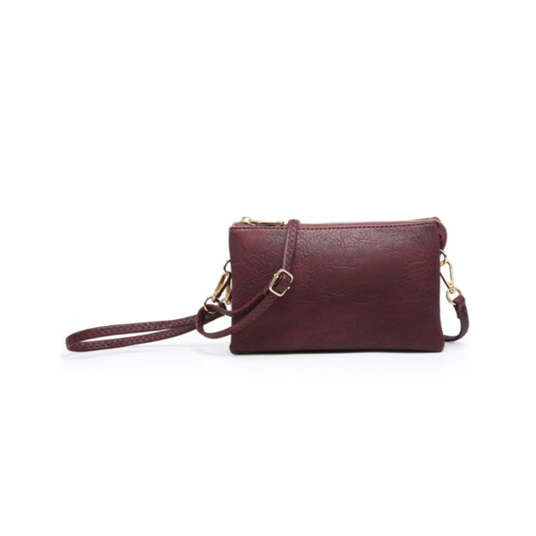 Jen & Co Riley Crossbody Clutch Plum Jen & Co Riley Crossbody Clutch Plum