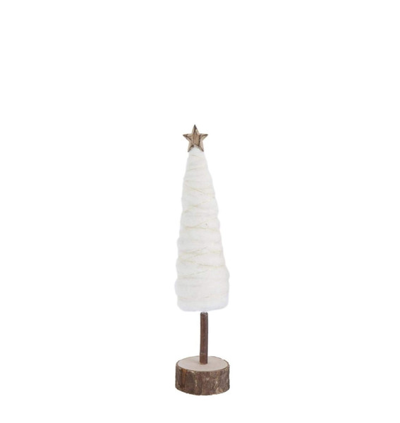 Rustic wool Christmas tree figurine Rustic wool Christmas tree figurine