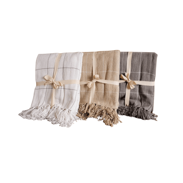 Mud Pie Checkered Print Throws Mud Pie Checkered Print Throws