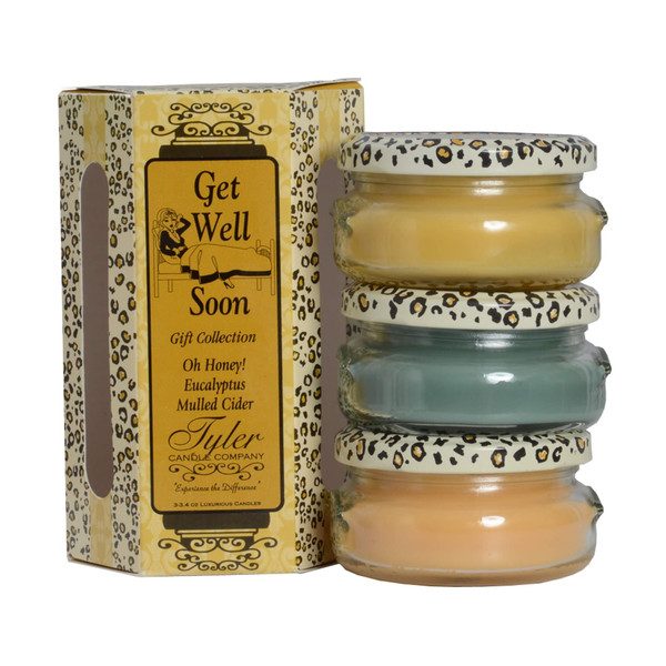 Tyler Candle Company Gift Set Get Well Soon Oh Honey Eucalyptus Mulled Cider Tyler Candle Company Gift Set Get Well Soon Oh Honey Eucalyptus Mulled Cider