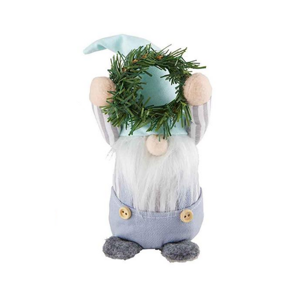 Mudpie Mini Garden Gnome Sitter Wreath Mudpie Mini Garden Gnome Sitter Wreath