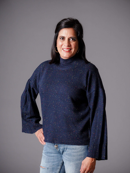 navy blue mock turtleneck confetti sweater navy blue mock turtleneck confetti sweater