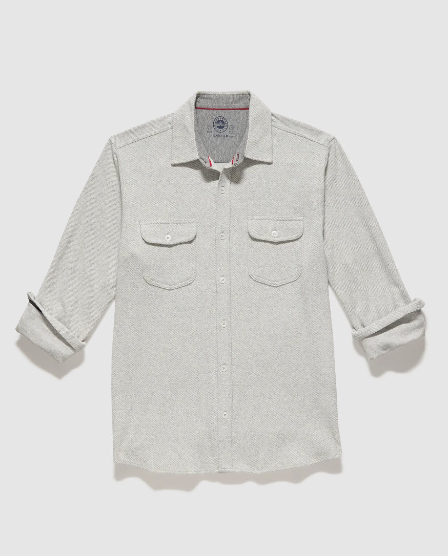 Madeflex Hero Knit Shirt - Light Grey - Galena River Goods