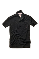 Relwen Pique Slot Polo - Black