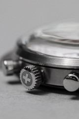 Multiscale in White - Swiss Made Vintage Style Chronograph