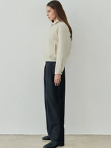 The Kade Jacket | Western Cut Bomber Jacket Cream