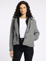 Alejandra Coat - Charcoal Melange