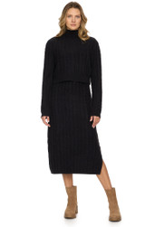 Mecca Midi Dress - Black