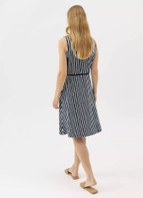 Ellen Dress Navy/Off White