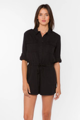 Luba Black Romper