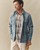 The Division Shirt in Washed Indigo