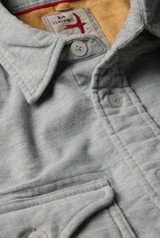 Relwen Utility Workshirt - Cloud Blue Sueded Pile