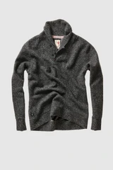 Relwen Ridge Twist Shawl - Charcoal
