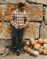 The Utility Shirt in Seaside Check Sashiko
