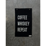 Coffee Whiskey Repeat Flag