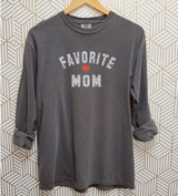 Favorite Mom Graphic Garment Dyed T-Shirt