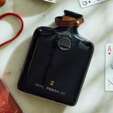 Black Ceramic Flask